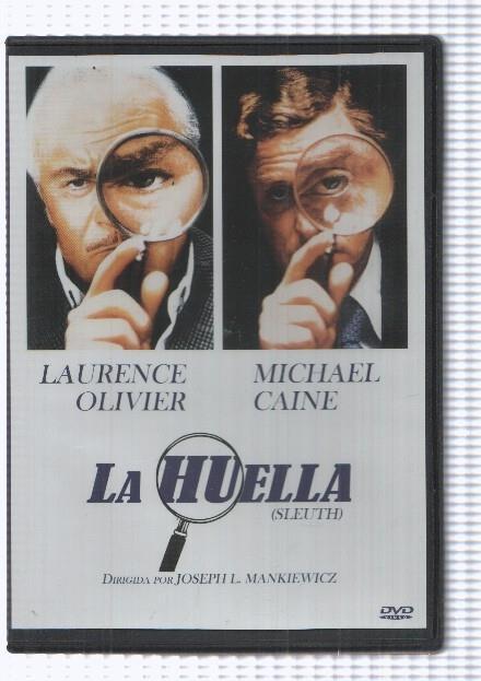 Pelicula en DVD: La Huella (Sleuth), 1972. Dirigida por Joseph L. Mankiewicz, interprentan: Laurence Olivier, Michael Caine