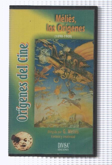 VHS: Melies, los Origenes. Francia (1898-1908). Origenes del cine - cortometrajes. Rotulos en V.O. con voz en castellano