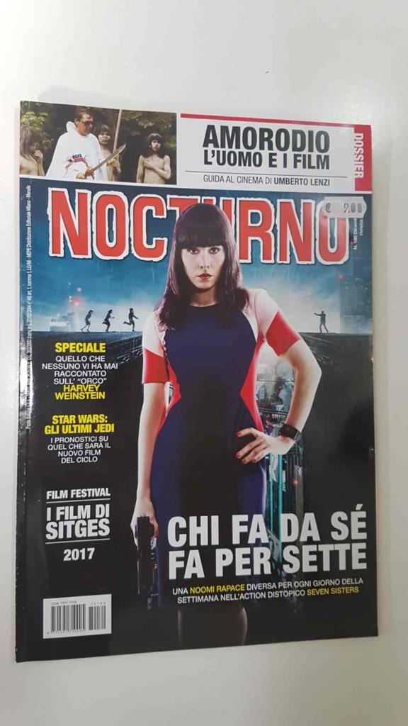 Revista: Nocturno dicembre 2017 num 180 - Amorodio, Luomo e i film, guida al cinema di Umberto Lenzi