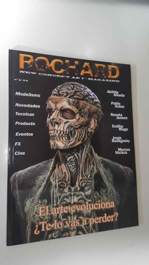 Revista: Rochard num 01 diciembre 2016, New Art Concept Art Magazine - Akihito Aikeda, Pablo Ardao, Endiho Maga, etc.
