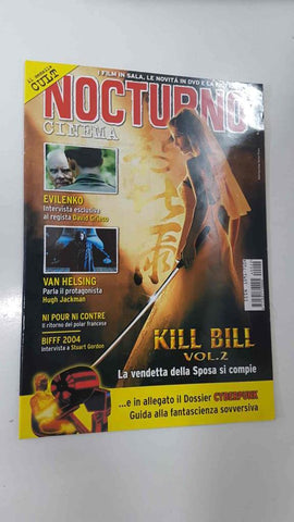 Revista: Nocturno Cinema num 22 maggio 2004 - Van Helsing parla Hugh Jackman, BIFFF 2004 intervista a Stuart Gordon, Kill Bill vol. 2