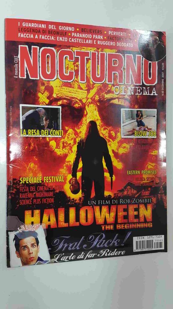 Revista: Nocturno Cinema num 65 dicembre 2007 - Halloween the Beginning (Rob Zombie), Special Festival del Cinema di Roma 2007