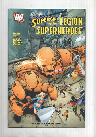 Planeta: Supergilr y la legion de superheroes numero 10