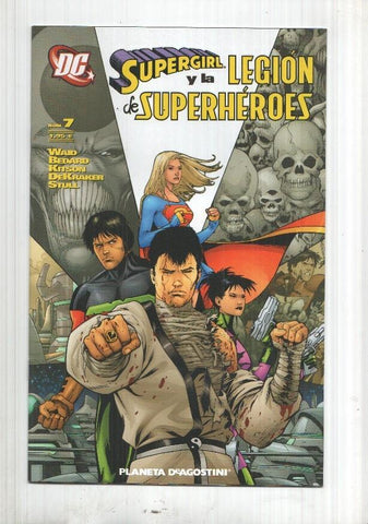 Planeta: Supergilr y la legion de superheroes numero 07