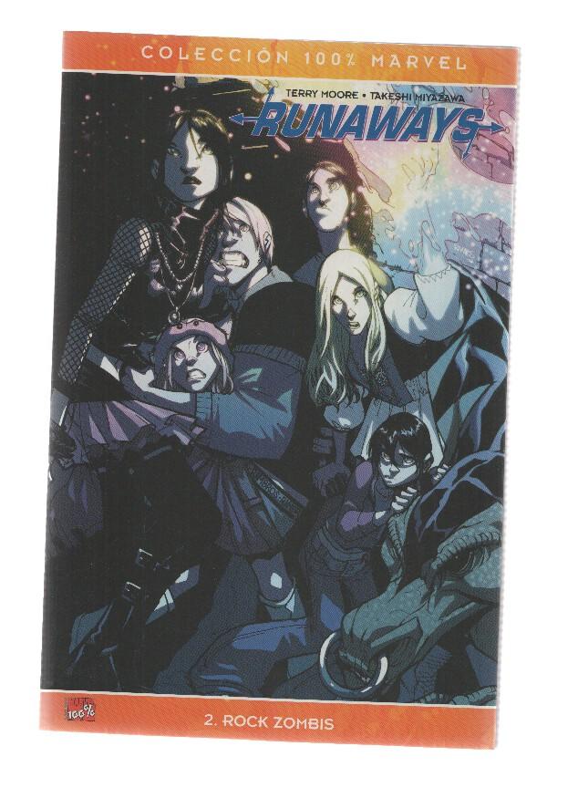 Panini: Coleccion 100% MARVEL: RUNAWAYS, Numero 02: ROCK ZOMBIS  