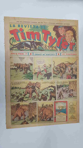 Tim Tyler de Hispano Americana numero 002 (procede de tomo desencuadernado)