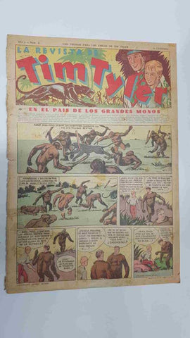 Tim Tyler de Hispano Americana numero 006 (procede de tomo desencuadernado)