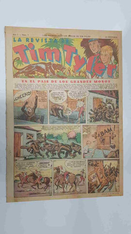Tim Tyler de Hispano Americana numero 007 (procede de tomo desencuadernado)