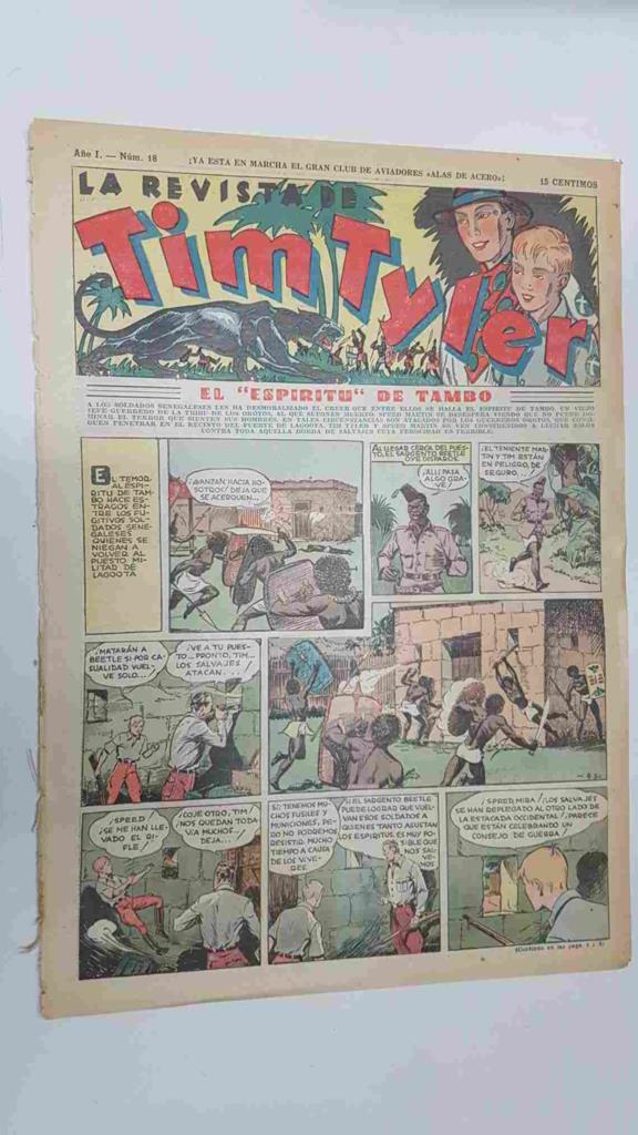 Tim Tyler de Hispano Americana numero 018 (procede de tomo desencuadernado)