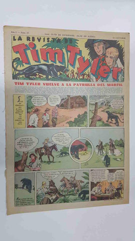 Tim Tyler de Hispano Americana numero 027 (procede de tomo desencuadernado)
