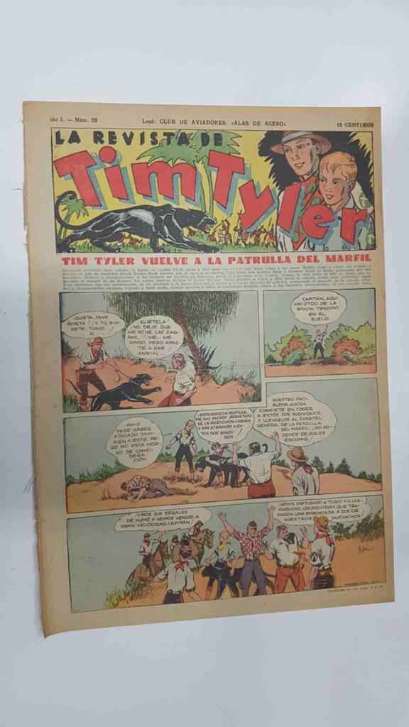 Tim Tyler de Hispano Americana numero 028 (procede de tomo desencuadernado)