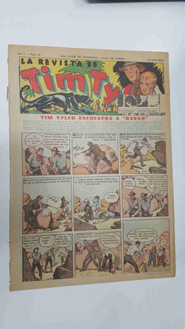 Tim Tyler de Hispano Americana numero 031 (procede de tomo desencuadernado)