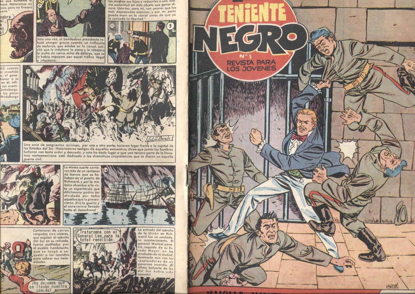 Bruguera: El Teniente Negro numero 05: Lucha junto a la horca