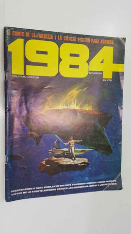 Revista: 1984 num 20. Portada: Jordi Penalva, guiones: Josep M. Bea, Bonvi, Richard Corben Victor de la Fuente, etc