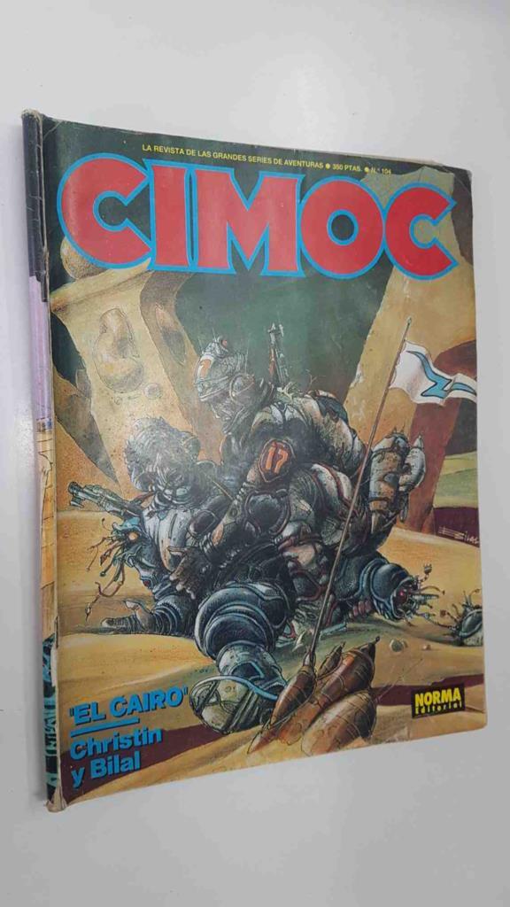 Revista: Cimoc num 104 - El Cairo (Christin y Bilal), Consummatum est - Goliat (Yaqui y Oswal)