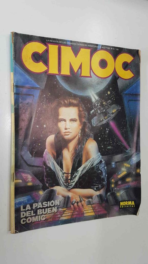 Revista: Cimoc num 118. Portada Luis Royo, Salvajes - Delfines (Guiral y Usero), Alvar Mayor (Trillo y Enrique Breccia)