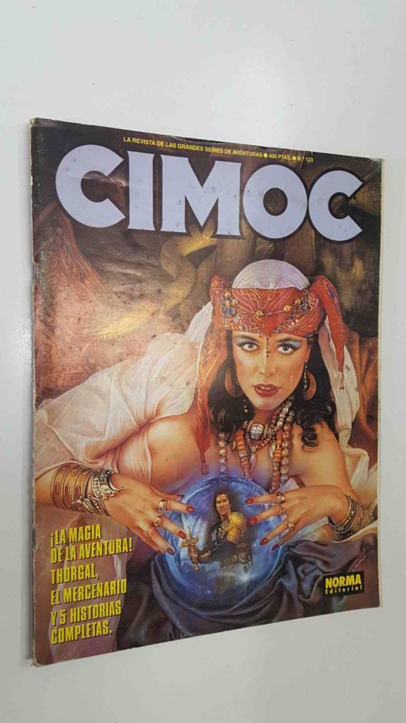 Revista: Cimoc num 123 - Alvar Mayor - el heroe de Villa Rica (Carlos Trillo y E. Breccia), El inspector Patto - Columbia (Sokal)