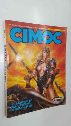 Revista: Cimoc retapado numeros 77 al 79. Fantasia num 23 - El laberinto del Dragon de Alnfonso Font