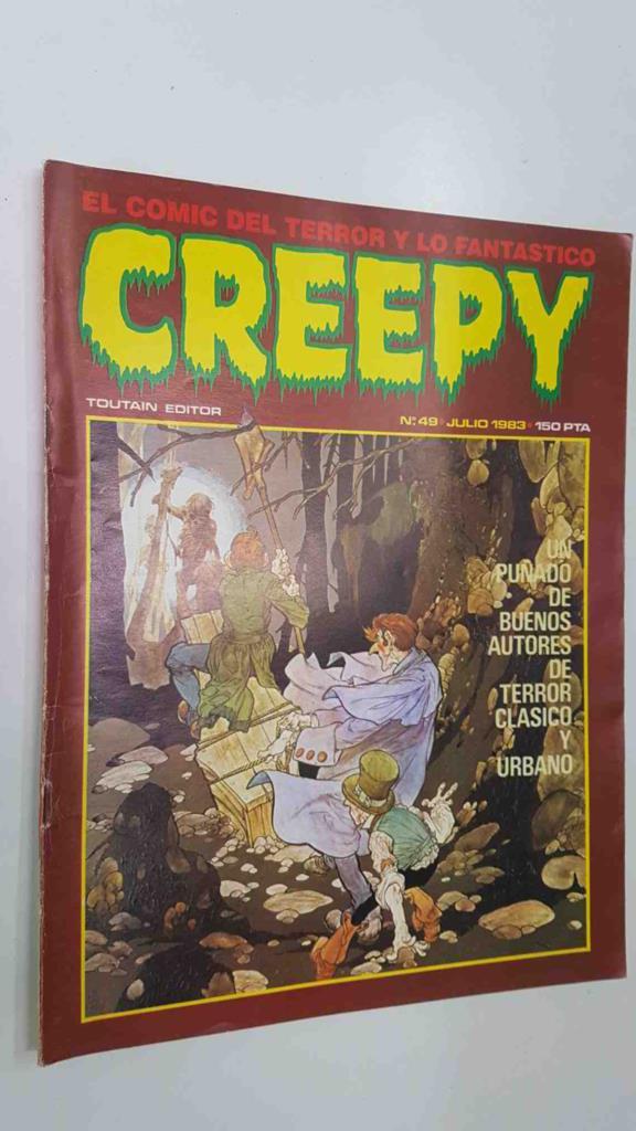 Revista: Creepy num 49 - Trilogia de Neal Adams/dracula, Torpedo 1936 (Sanchez Abuli - Jordi Bernet)