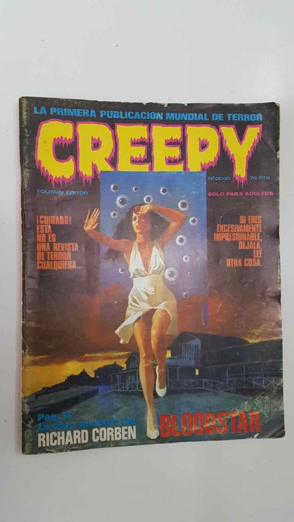 Revista: Creepy num 08 - Bloodstar por Richard Corben, La cena del domingo por Hama y Auraleon