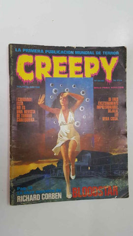 Revista: Creepy num 08 - Bloodstar por Richard Corben, La cena del domingo por Hama y Auraleon