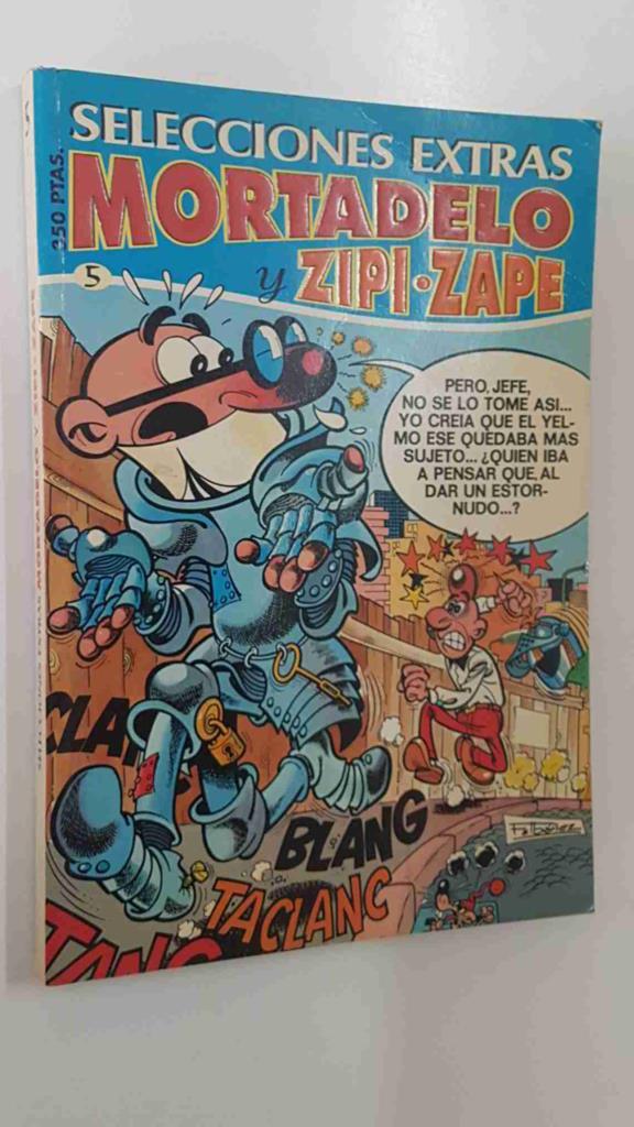 Retapado: Selecciones Extras Mortadelo y Zipi Zape tomo 5. Incluye Mortadelo Extra 34 y 35, Zipi Zape Extra 35 y 36 de Ediciones B