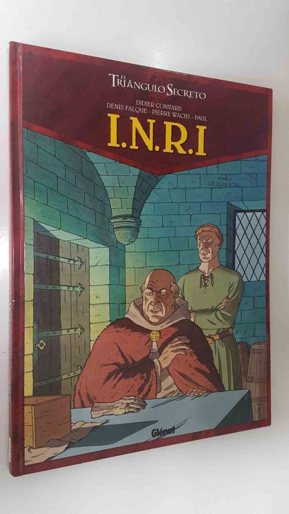 Glenat: I.N.R.I. el Triangulo Secreto, tomo 2 La lista roja. Biblioteca Grafica - Didier Convard, Denis Falque