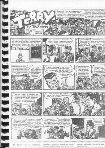 Tomo encuadernacion canutillo con: Terry el piloto (George Wunder, 73 paginas)