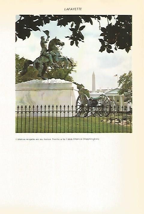LAMINA VOX 16848: Estatua a Lafayette en Washington
