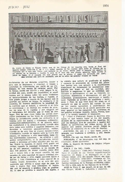 LAMINA VOX 16830: El Juicio de Osiris del Libro de los Muertos