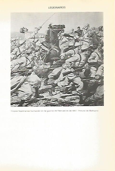 LAMINA VOX 16849: Legionarios en la Guerra de Marruecos de 1907, por Beltrame