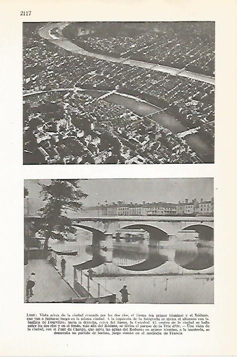 LAMINA VOX 16880: Vistas de Lyon, Francia