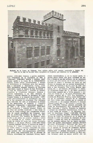 LAMINA VOX 16874: Fachada de la Lonja de Valencia