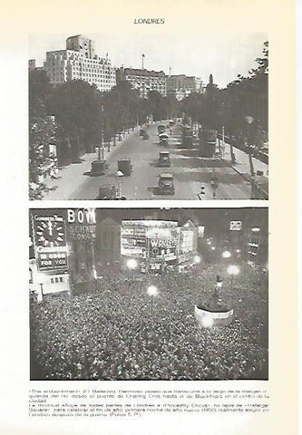 LAMINA VOX 16868: The Embankment y Picadilly Circus de Londres