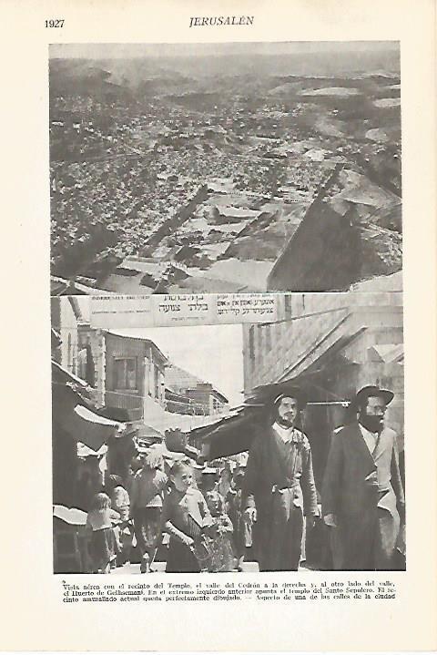 LAMINA VOX 16821: Vista aerea de Jerusalen