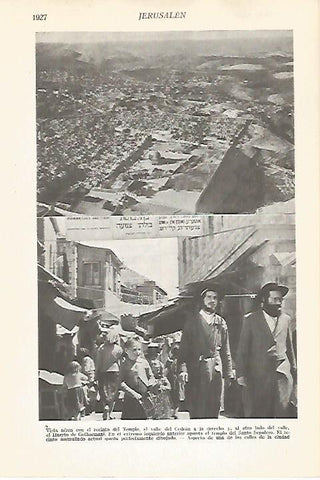 LAMINA VOX 16821: Vista aerea de Jerusalen