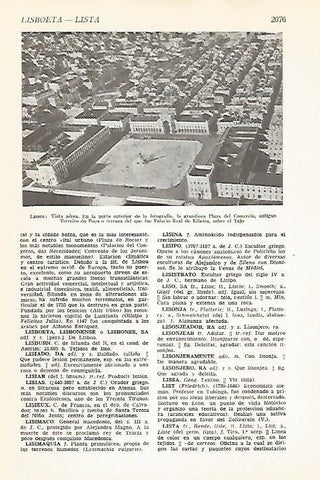 LAMINA VOX 16865: Vista aerea de Lisboa