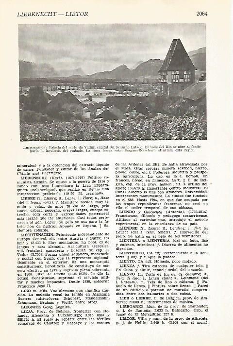LAMINA VOX 16862:  Paisaje del norte de Liechtenstein