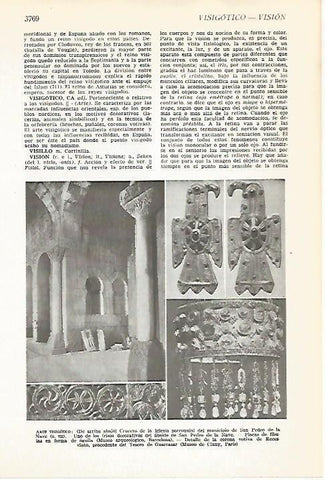 LAMINA VOX 16783: Arte visigotico