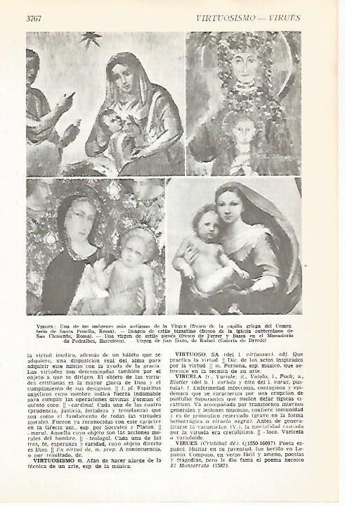 LAMINA VOX 16782: Imagenes de la Virgen