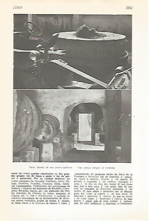 LAMINA VOX 16780: Prensa de vino