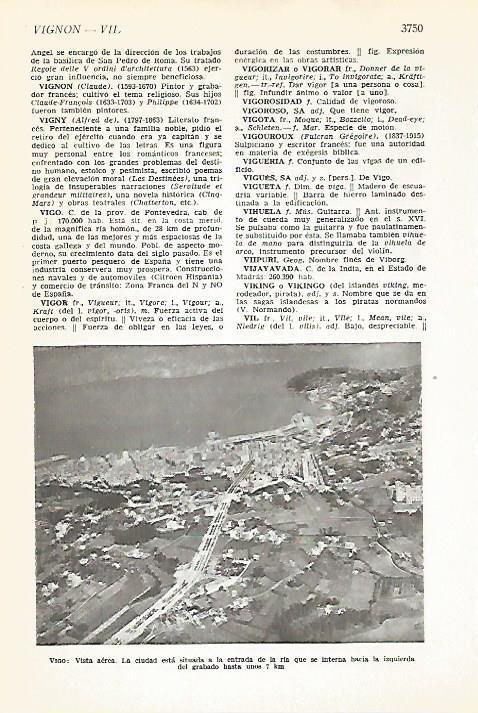 LAMINA VOX 16776: Vista aerea de Vigo