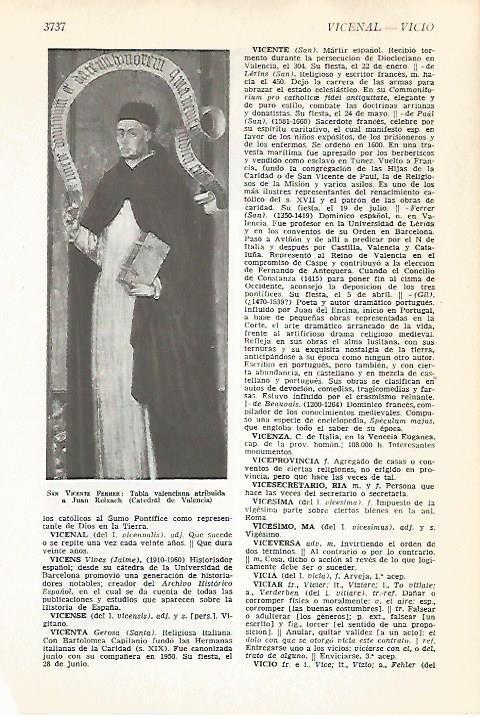 LAMINA VOX 16774: San Vicente Ferrer