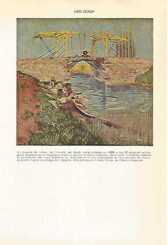 LAMINA VOX 16766: EL puente de Aries, por Van Gogh