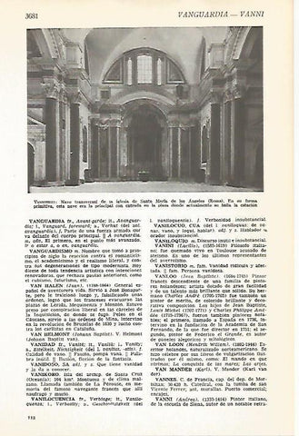 LAMINA VOX 16761: Interior de Santa Maria de los Angeles, Roma