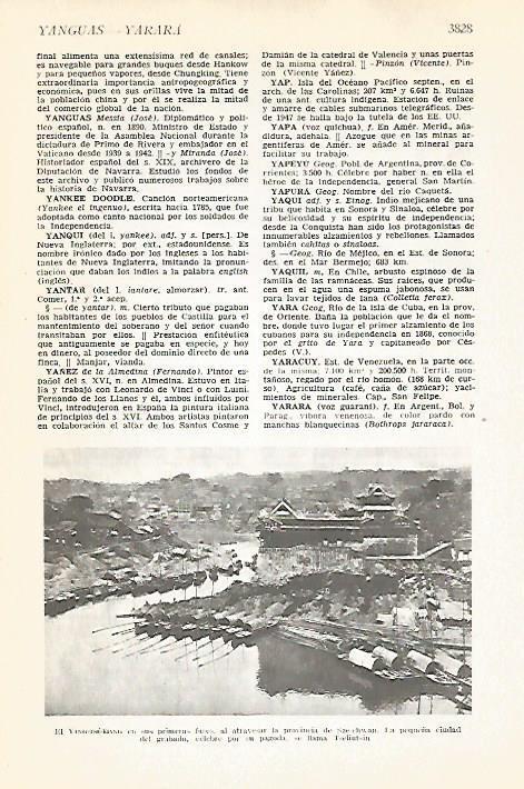 LAMINA VOX 16808: El rio Yang Tse Kiang