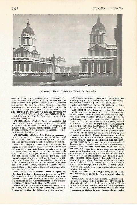 LAMINA VOX 16802: Palacio de Greenwich