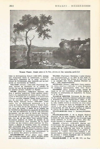 LAMINA VOX 16800: Puente sobre el rio Dee, por R. Wilson