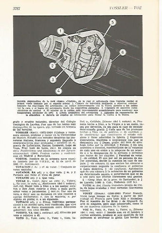 LAMINA VOX 16790: Seccion de la nave Vostok
