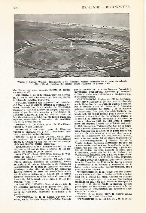 LAMINA VOX 16803: Monumento a los hermanos Wright en Carolina del Norte